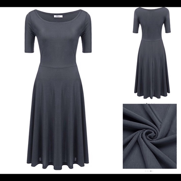 Dresses & Skirts - NEW Womens Short sleeve knit A-Line Casual Dress